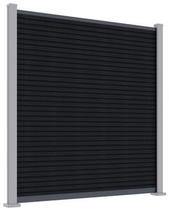 ROJA MODERN plotový panel WPC 180x180 cm HORIZONTÁLNÍ i VERTIKÁLNÍ a koncovky - antracit