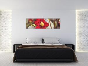 Obraz květiny (170x50 cm)