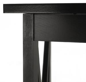 TEMPO Konzolový stolek, černá, APOLOS