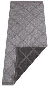 NORTHRUGS - Hanse Home koberce Kusový koberec Twin Supreme 103757 Black/Anthracite ROZMĚR: 80x350