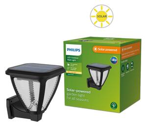 Philips 8720169265707 Outdoor solar Vapora solární nástěnné svítidlo LED 1,5W/200lm 2700K IP44 černá