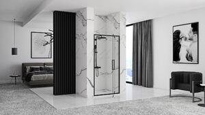 Rea - Sprchové dveře Rapid Swing - černá/transparentní - 70x195 cm L/P