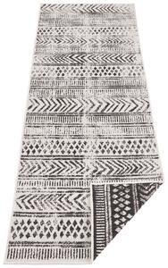NORTHRUGS - Hanse Home koberce Kusový koberec Twin Supreme 103860 Black/Cream ROZMĚR: 80x250