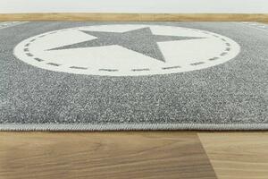Makro Abra Kusový koberec Rainbow 11313/190 šedý Rozměr: 133x190 cm