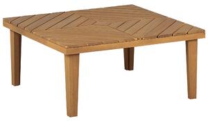 Zahradní stůl 70 x 70 cm Dřevo Světlé dřevo BARATTI