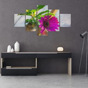 Obraz řezané květiny (125x70 cm)