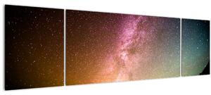 Obraz - obloha plná hvězd (170x50 cm)