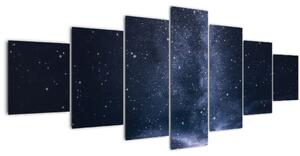 Obraz oblohy s hvězdami (210x100 cm)