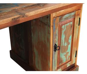 Barevný psací stůl z recyklovaného dřeva Openwater