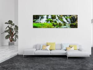 Obraz - vodopády (170x50 cm)
