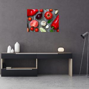 Obraz zeleniny (70x50 cm)