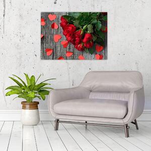 Obraz - kytice růží (70x50 cm)