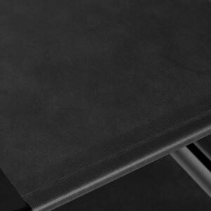 TZB Textilní šatní skříň Olena s policemi černá