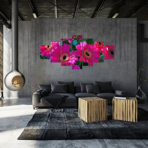 Obraz - květiny (210x100 cm)