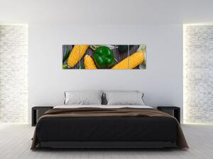 Obraz zeleniny (170x50 cm)