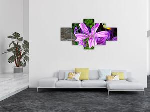 Obraz - luční květiny (125x70 cm)