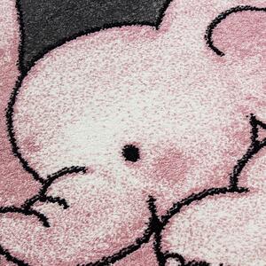 Ayyildiz koberce Dětský kusový koberec Kids 560 pink kruh ROZMĚR: 120x120 (průměr) kruh