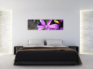 Obraz - luční květiny (170x50 cm)