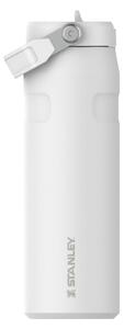 Bílá termoska z nerezové oceli 700 ml IceFlow™ Bottle Flip Straw 2.0 Frost – Stanley