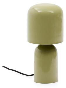 Zelená stolní lampa s kovovým stínidlem (výška 28 cm) Monze – Kave Home