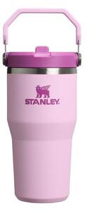 Růžová termoska z nerezové oceli 600 ml IceFlow™ Flip Straw 2.0 Cherry Blossom – Stanley