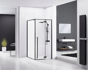 Rea - FARGO sprchový kout 90 x 120 x 195 cm, černý profil / čiré sklo, REA-K3214