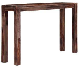 Konzolový stolek - masivní sheesham dřevo - šedý | 120x30x76 cm