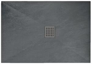 Rea - Sprchová vanička Rock - šedá - 120x80 cm