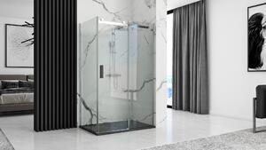 Sprchová vanička Rea ROCK 80x100 cm - černá
