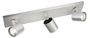 Philips 53093/48/12 - LED Bodové svítidlo RUNNER matný chrom 3xGU10/20W/230V