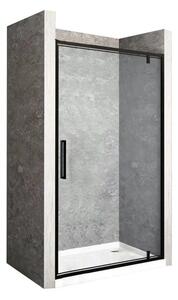 REA - Sprchové dveře Rapid Swing 80 L/P - černá, matná