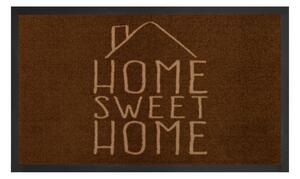 Hanse Home Collection koberce Protiskluzová rohožka Printy 103798 Brown Creme ROZMĚR: 45x75