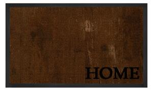 Hanse Home Collection koberce Protiskluzová rohožka Printy 103791 Brown Anthracite ROZMĚR: 45x75