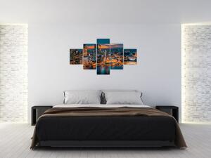 Obrza nočního města (125x70 cm)