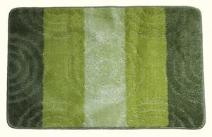 Top textil Koupelnová předložka Comfort 50x80cm- zelené pruhy