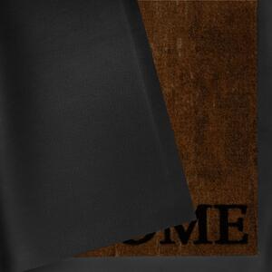 Hanse Home Collection koberce Protiskluzová rohožka Printy 103791 Brown Anthracite ROZMĚR: 45x75 cm