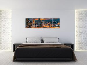 Obrza nočního města (170x50 cm)