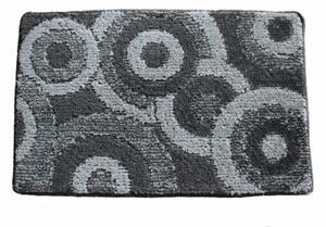 Top textil Koupelnová předložka Comfort 50x80cm - šedé kruhy