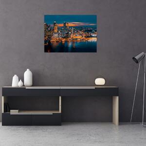 Obrza nočního města (70x50 cm)