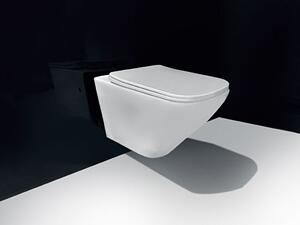 REA – Závěsná WC mísa Ivo Rimless Duroplast - bílá