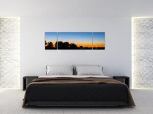 Obraz západu slunce (170x50 cm)