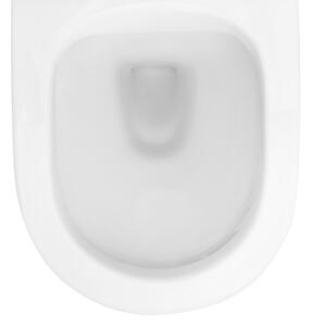 Závěsné WC Rea CARLO mini RIMLESS + Duroplast sedátko flat - bílé