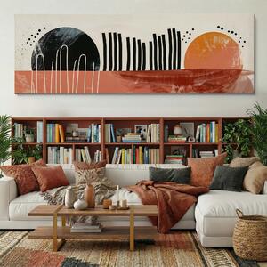 Obraz na plátně - Čas odstranit bariéry FeelHappy.cz Velikost obrazu (šířka x výška): 60 x 20 cm