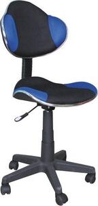 Casarredo Dětská židle Q-G2 černá/modrá