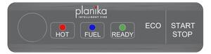 Planika Bubble Wall & Floor BEV - BIO krb na dálkové ovládání 72,6x65 cm 2,5kW