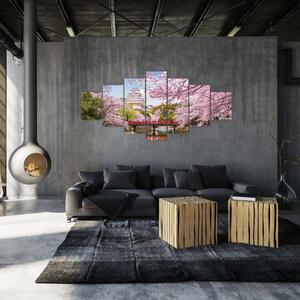 Obraz japonské třešně (210x100 cm)