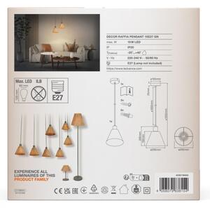 Ledvance - Lustr na lanku DECOR RAFFIA 1xE27/15W/230V rafie