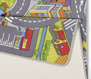 Hanse Home, Dětský kusový koberec Play 102379 (silnice) | Vícebarevná Typ: 200x300 cm