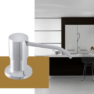 Sink Quality Simple, dávkovač saponátu pro kuchyňský dřez 400ml, chrom lesklý, SKQ-DOZ-CH