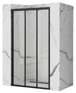 Rea - Sprchové dveře Alex - černá/transparentní - 90x190 cm L/P